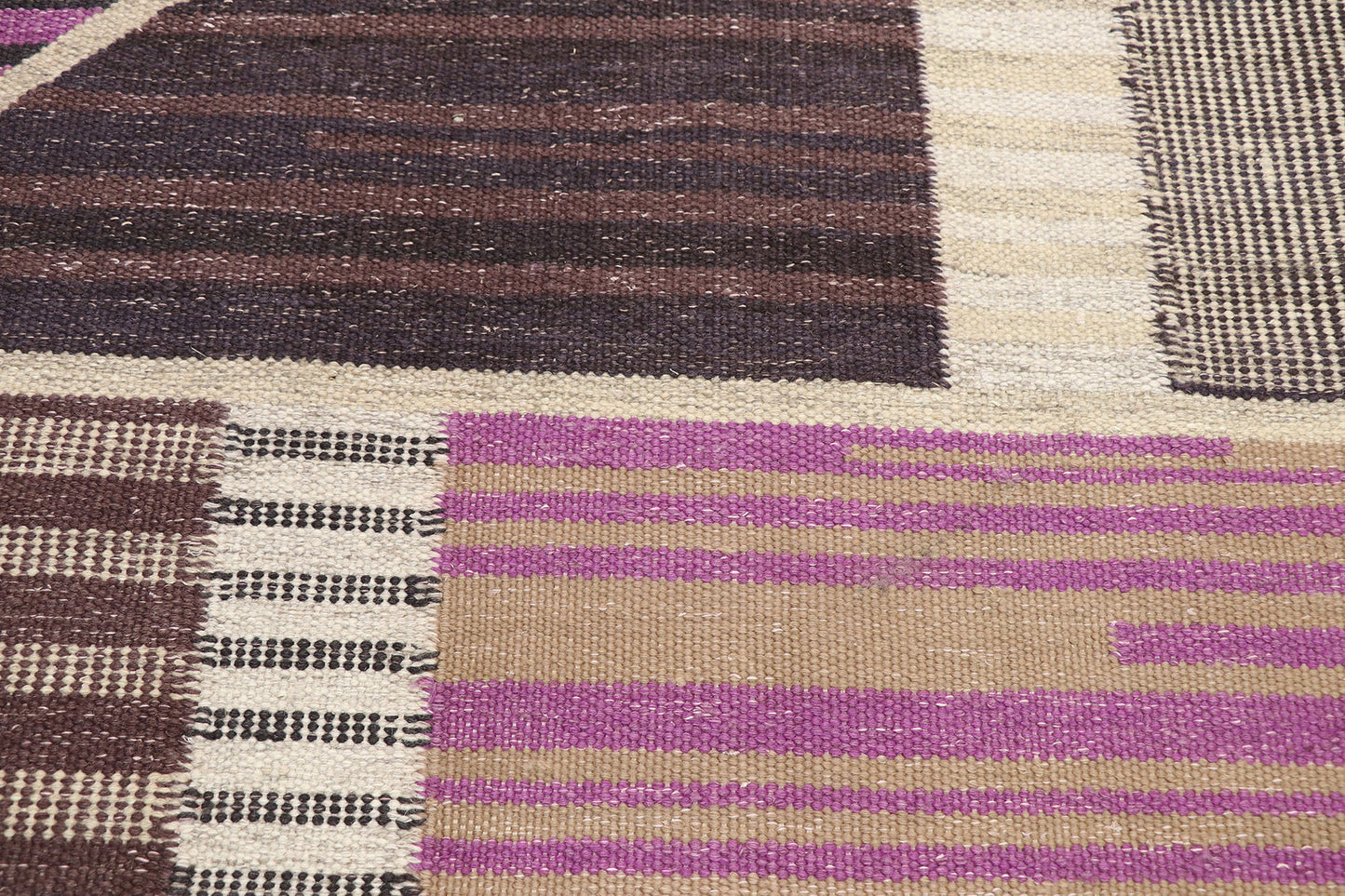6 x 9 Scandinavian Modern Swedish Inspired Kilim Rug 30641