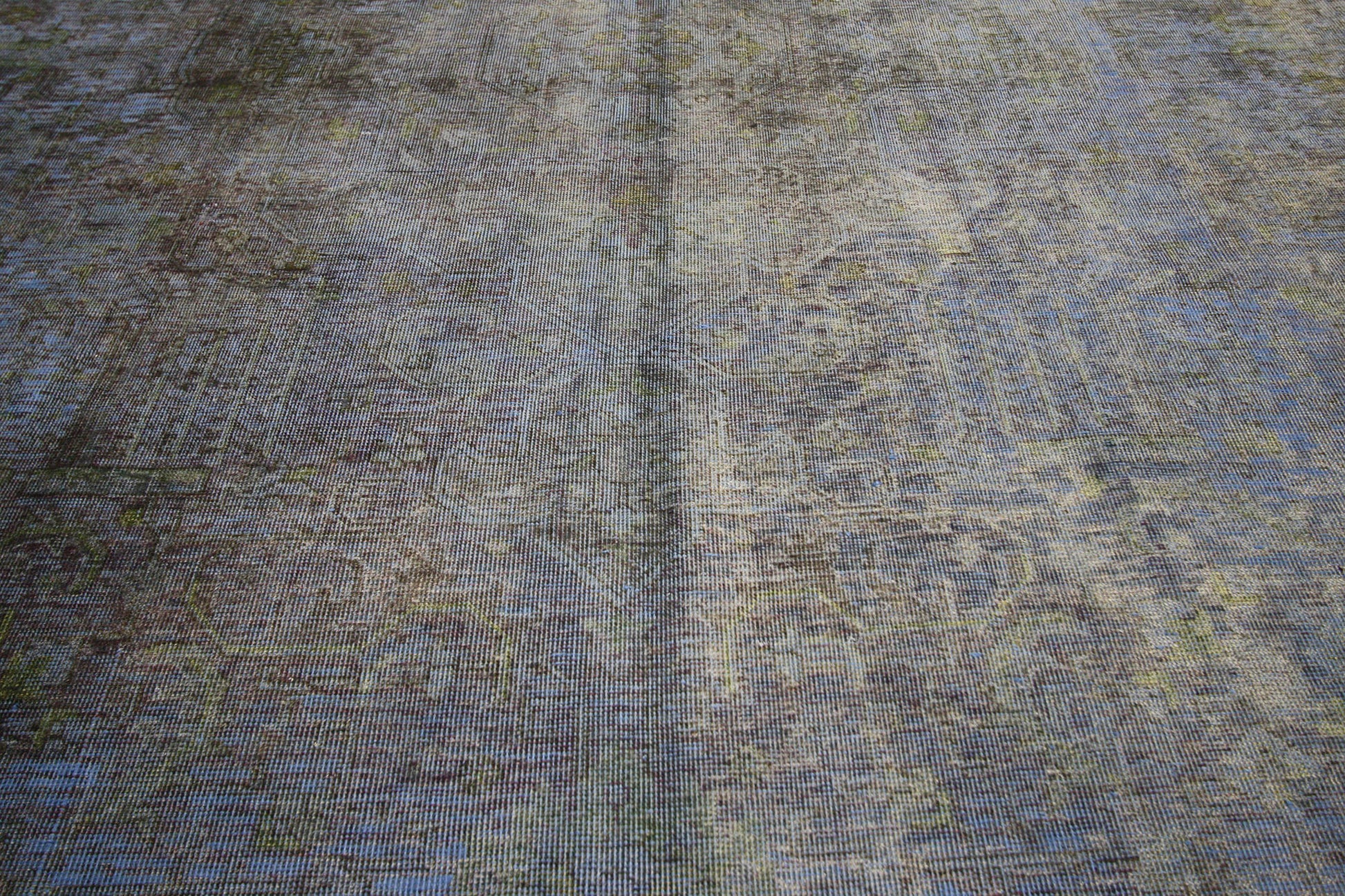 7 x 10 Vintage Distressed Overdyed Rug 60623