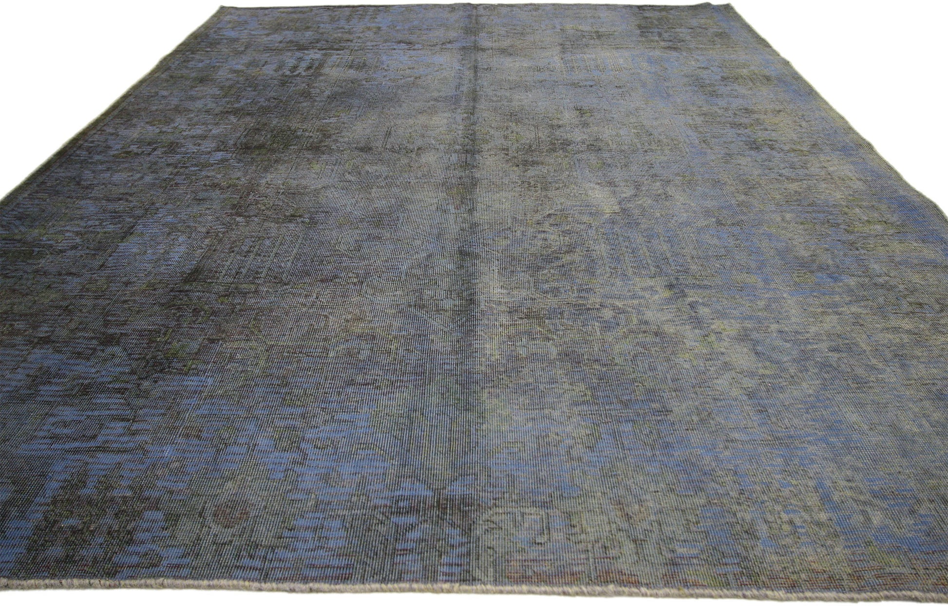 7 x 10 Vintage Distressed Overdyed Rug 60623
