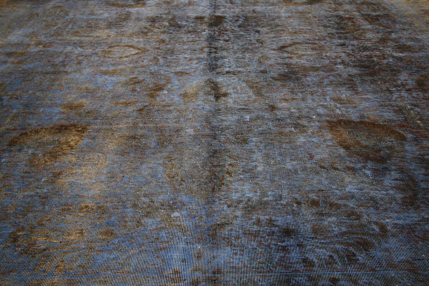 9 x 11 Vintage Turkish Overdyed Rug 60628