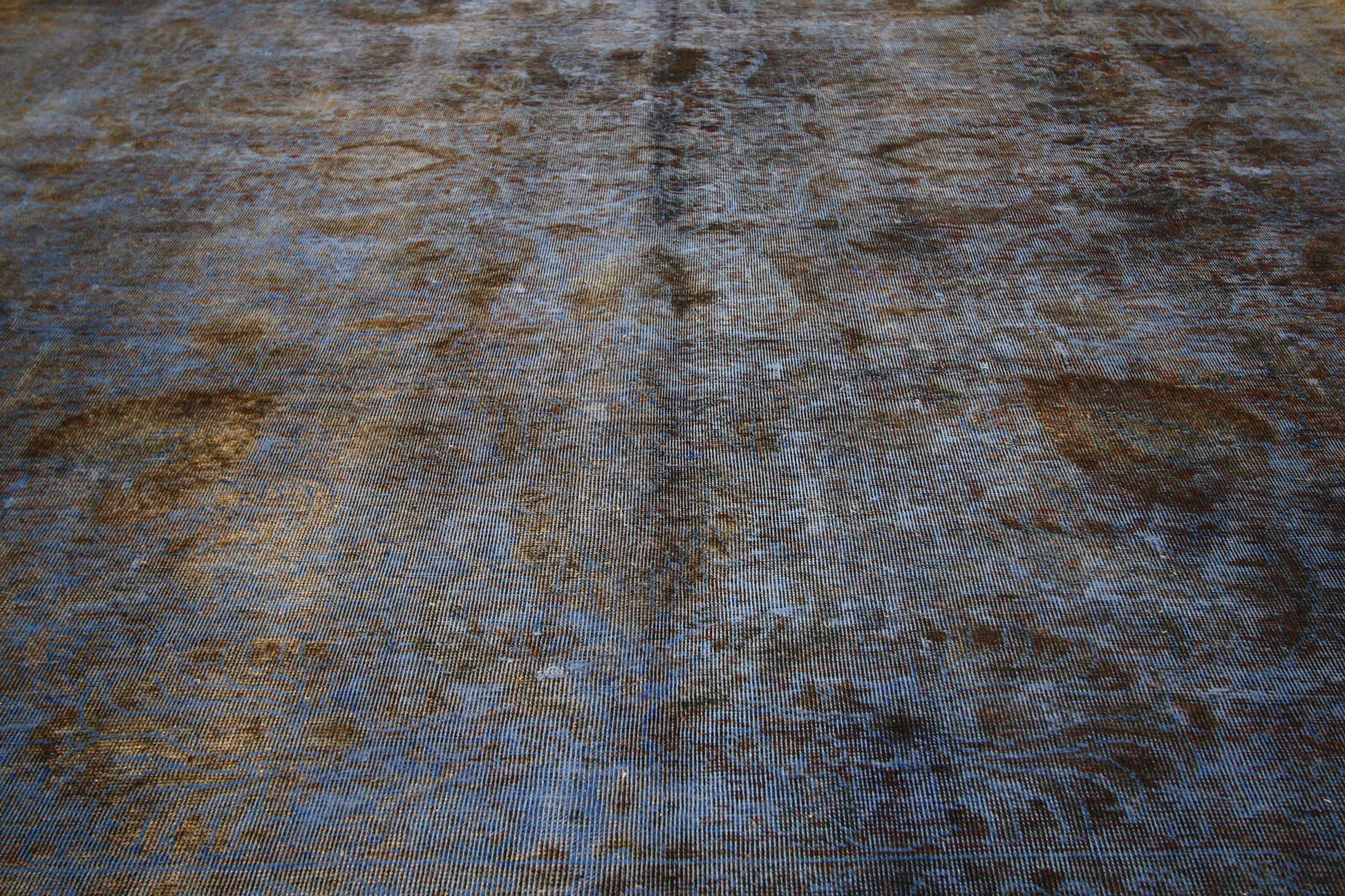 9 x 11 Vintage Turkish Overdyed Rug 60628