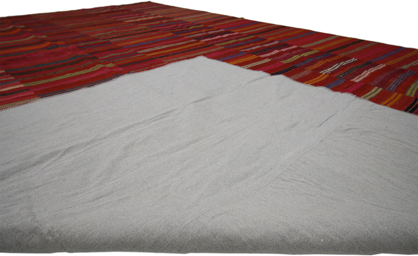 9 x 12 Vintage Turkish Striped Kilim Rug 60650
