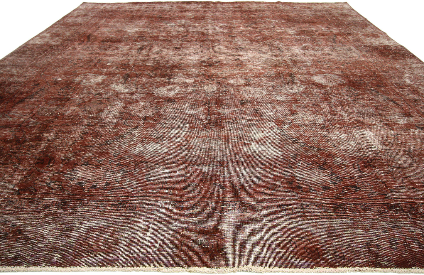 9 x 11 Vintage Turkish Overdyed Rug 60667