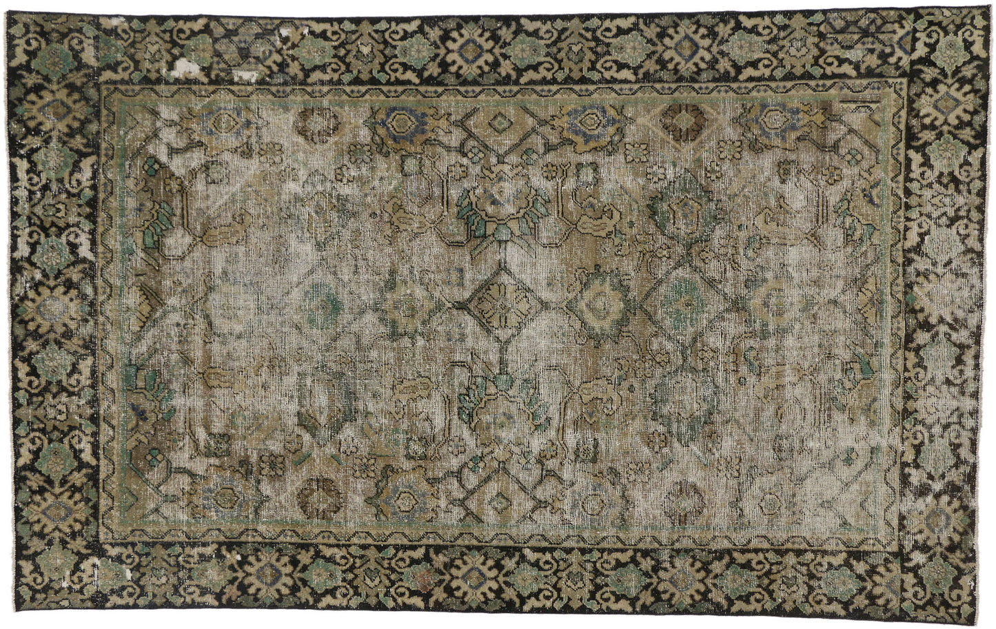 6 x 10 Antique Persian Mahal Rug 60681
