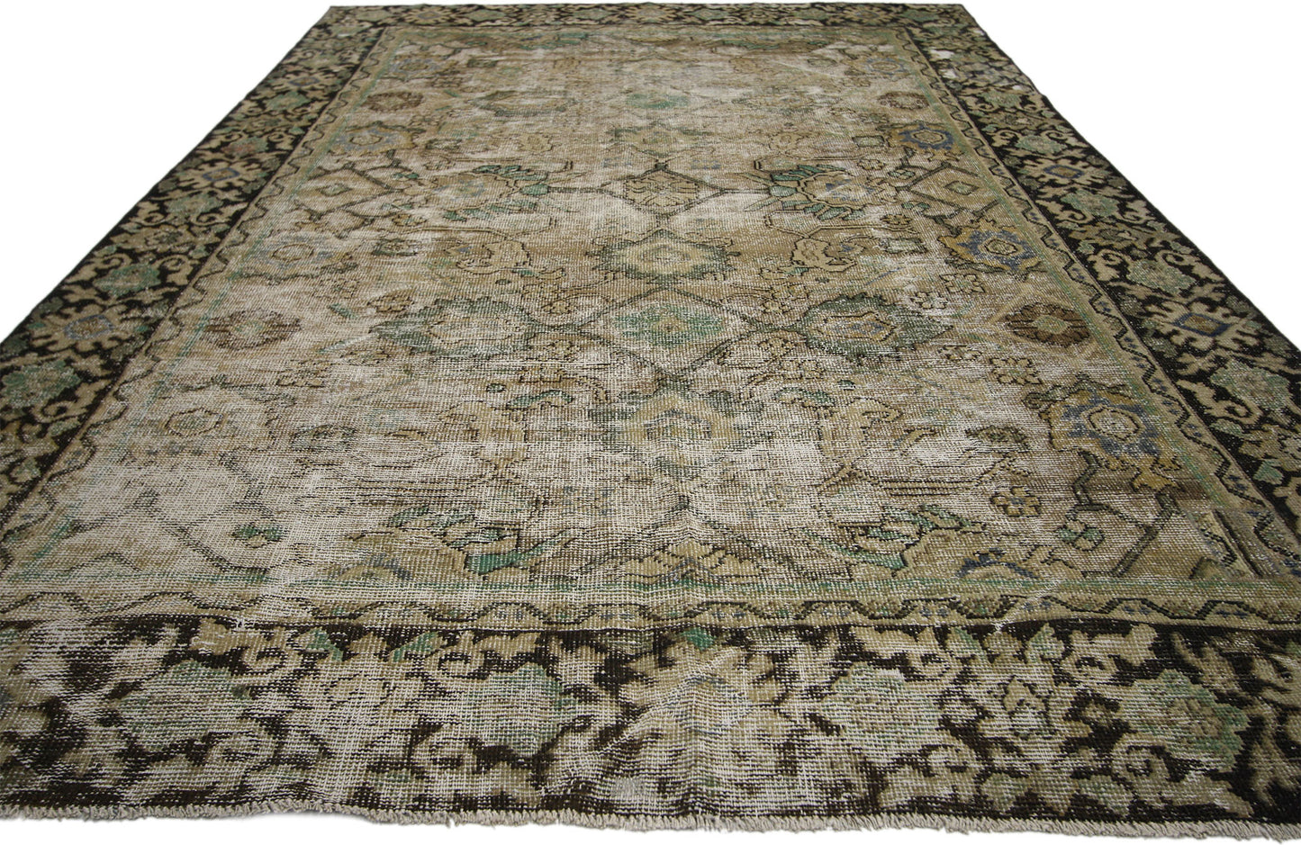 6 x 10 Antique Persian Mahal Rug 60681