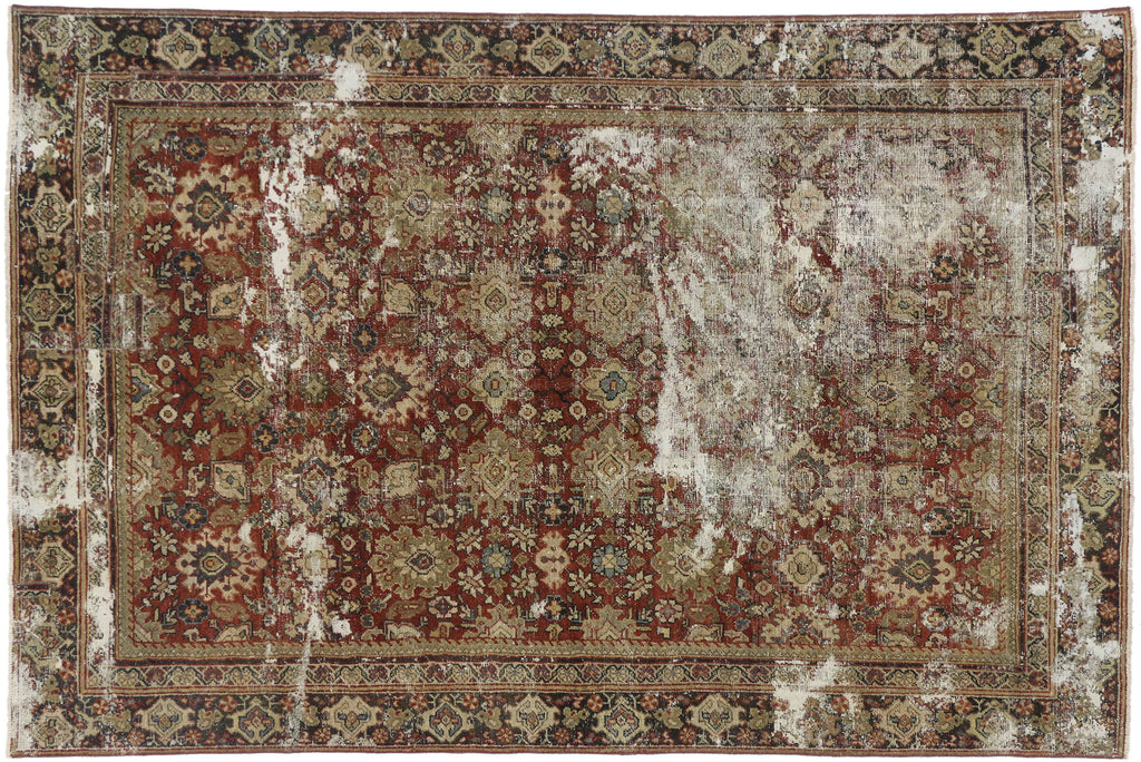 6 x 10 Antique Persian Mahal Rug 60682
