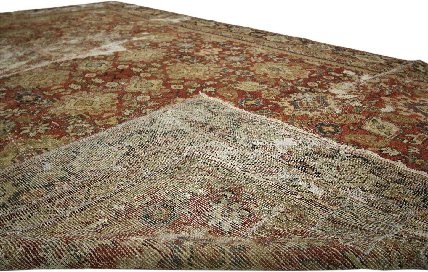 6 x 10 Antique Persian Mahal Rug 60682