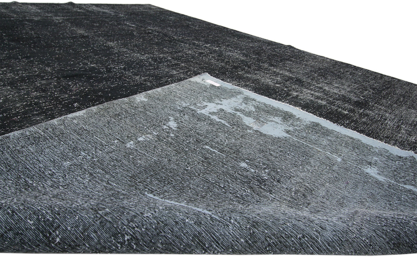 9 x 12 Vintage Distressed Overdyed Rug 60697