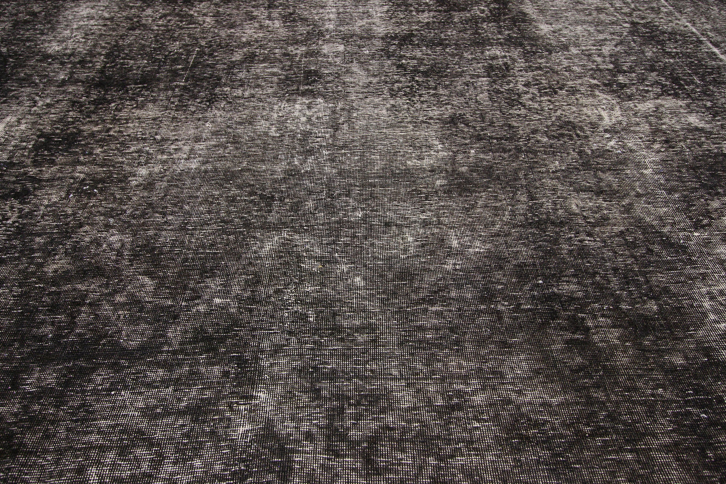 9 x 13 Vintage Distressed Overdyed Rug 60698