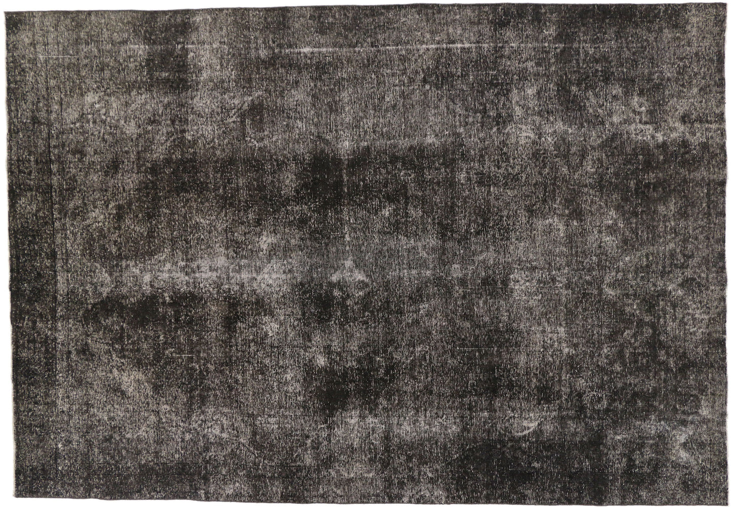 9 x 13 Vintage Distressed Overdyed Rug 60698