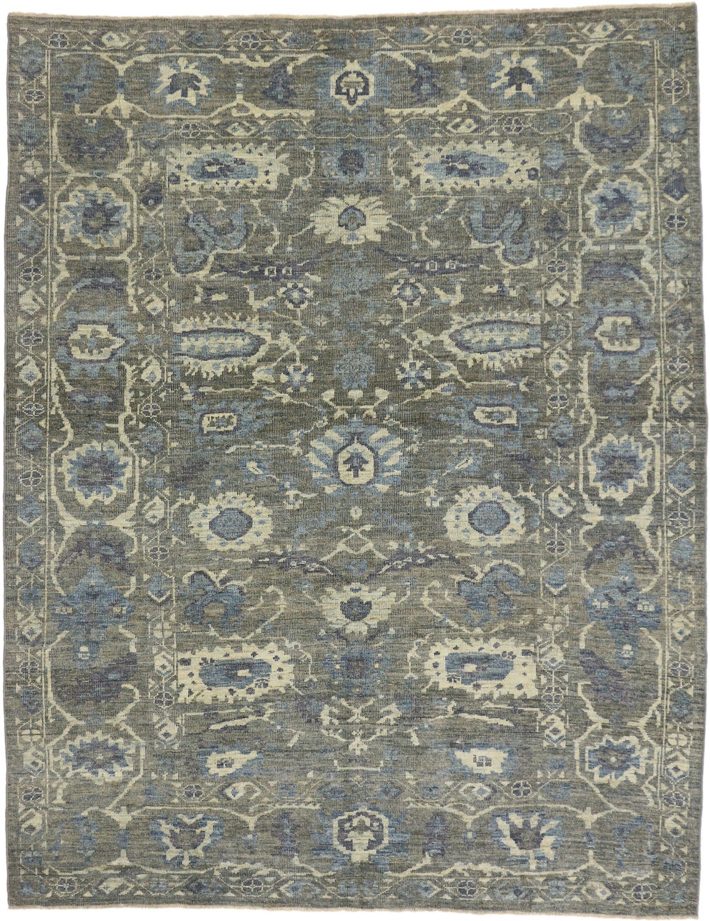 7 x 9 Persian Sultanabad Rug 60704