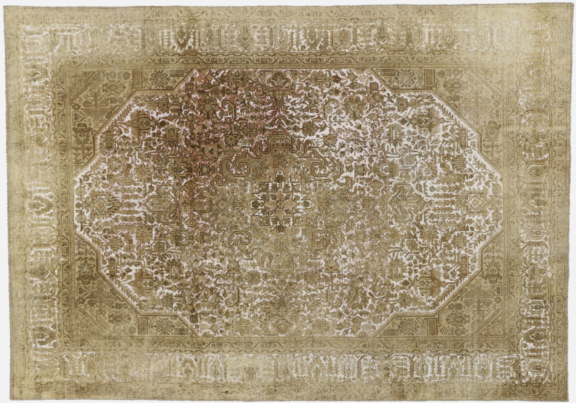 8 x 11 Vintage Persian Overdyed Rug 60718