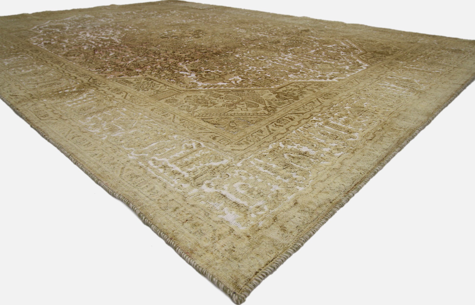 8 x 11 Vintage Persian Overdyed Rug 60718