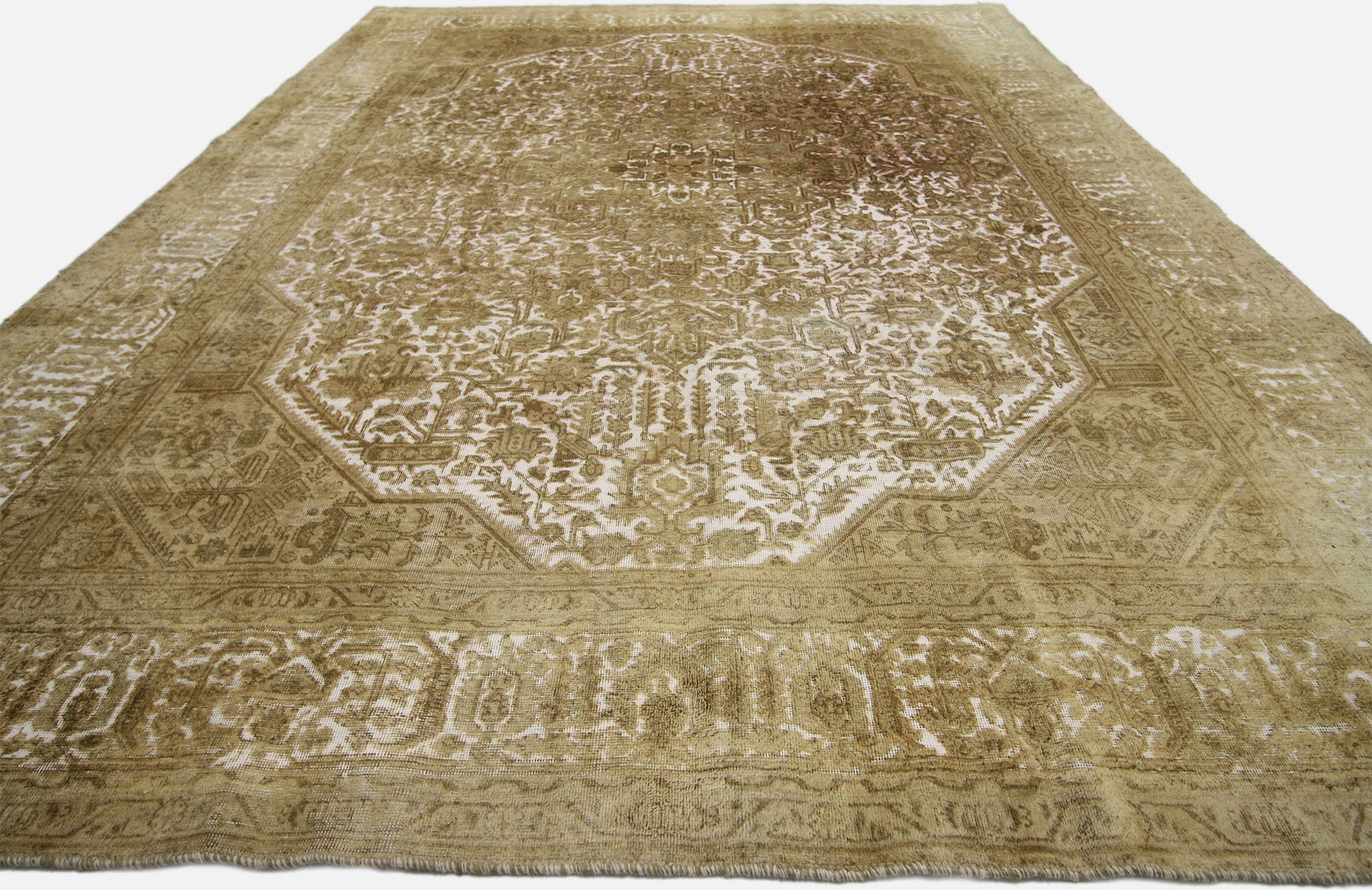 8 x 11 Vintage Persian Overdyed Rug 60718