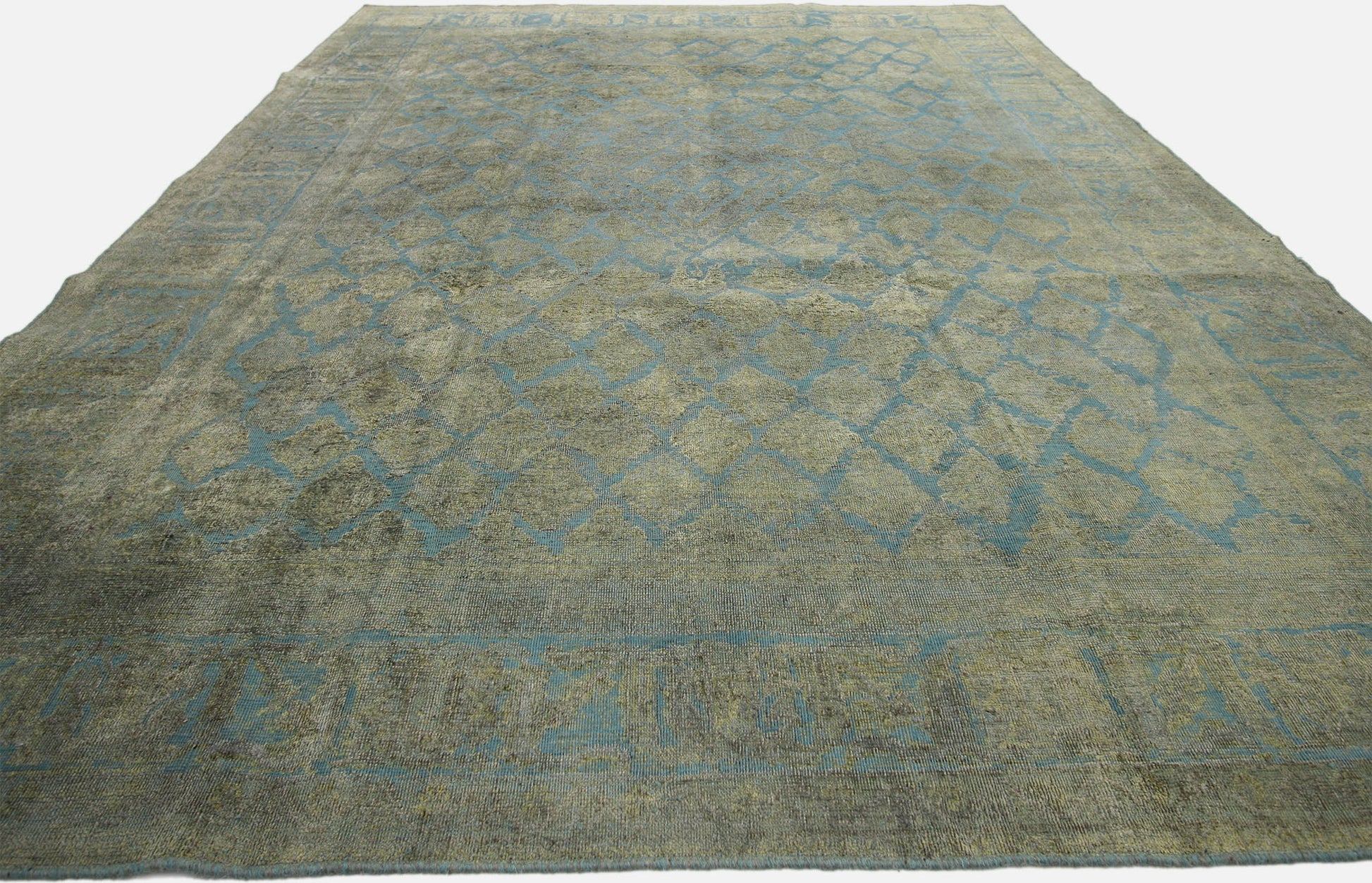 8 x 11 Vintage Turkish Overdyed Rug 60721