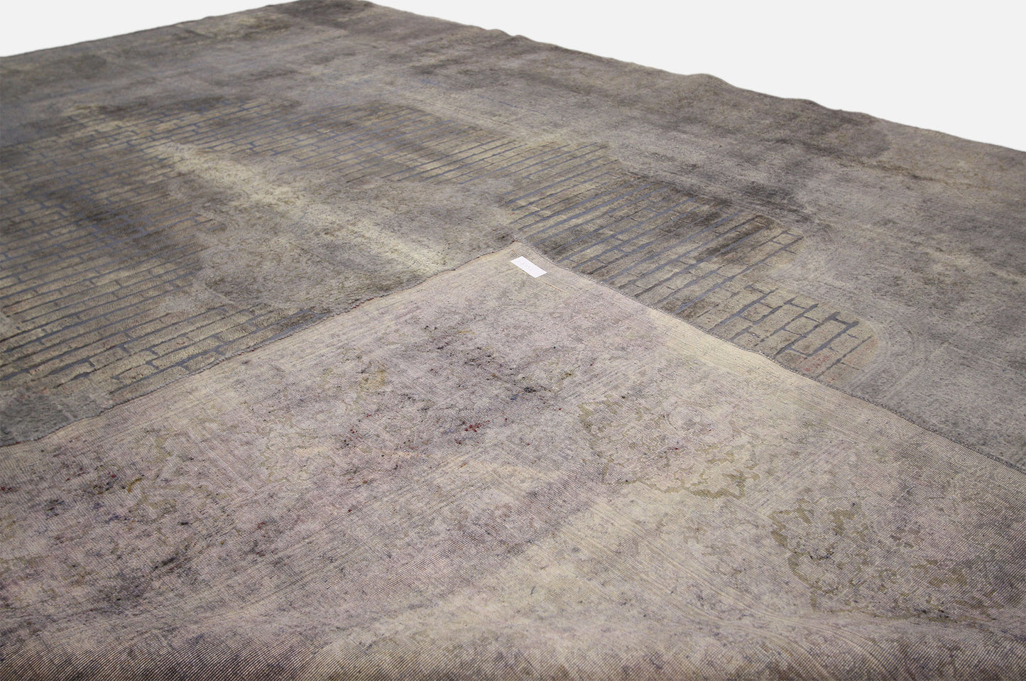 10 x 13 Vintage Overdyed Rug 60732