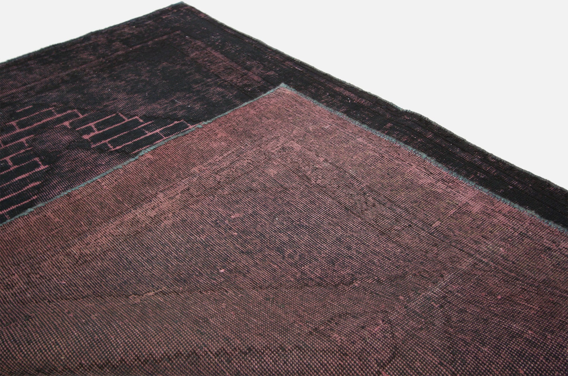 4 x 6 Vintage Distressed Overdyed Rug 60736