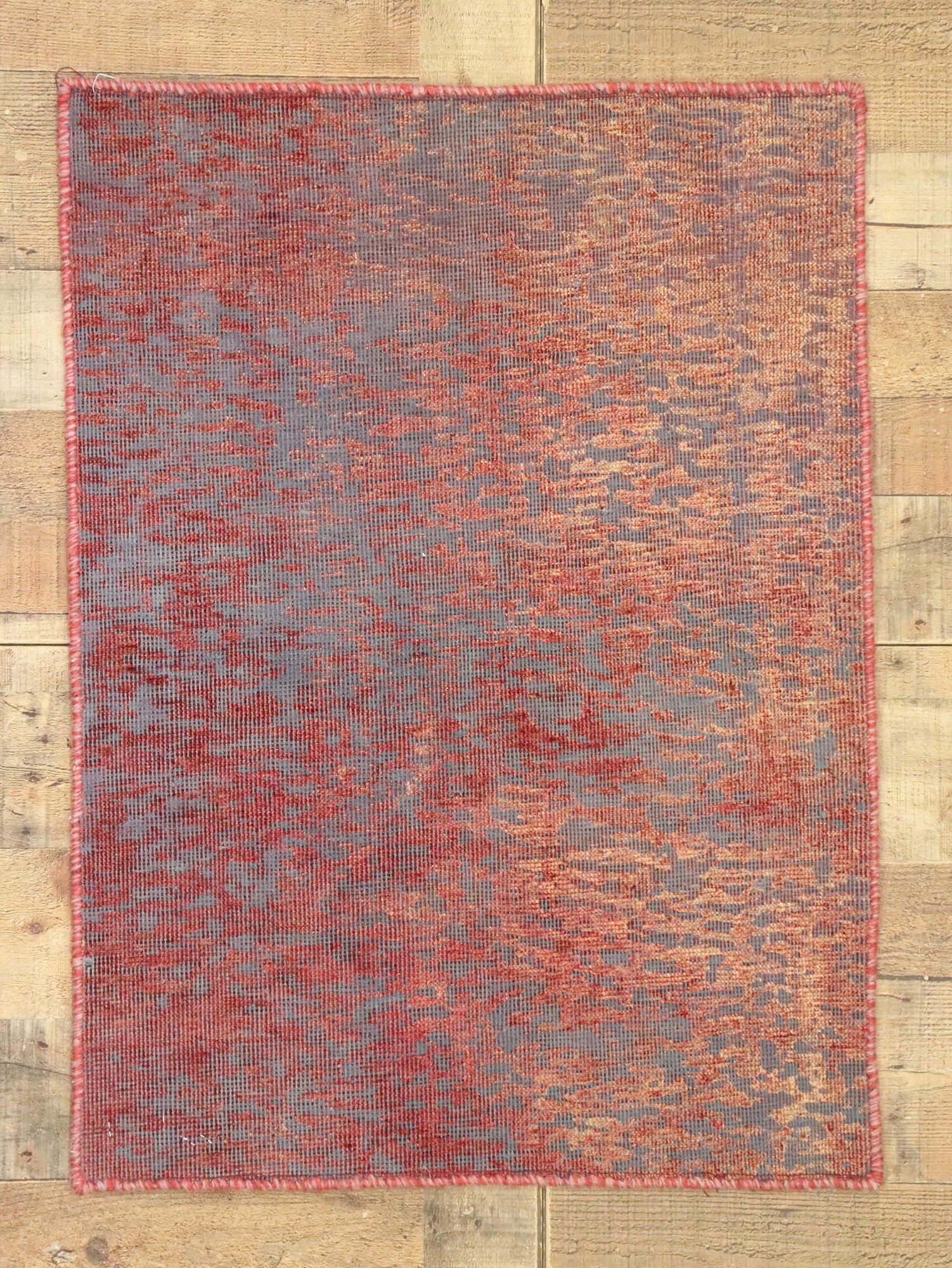 2 x 3 Vintage Turkish Overdyed Rug 60737