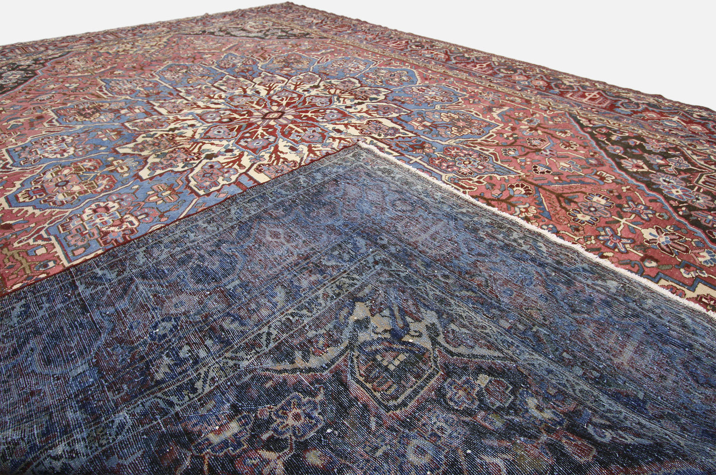 12 x 15 Antique Persian Bakhtiari Rug 60740