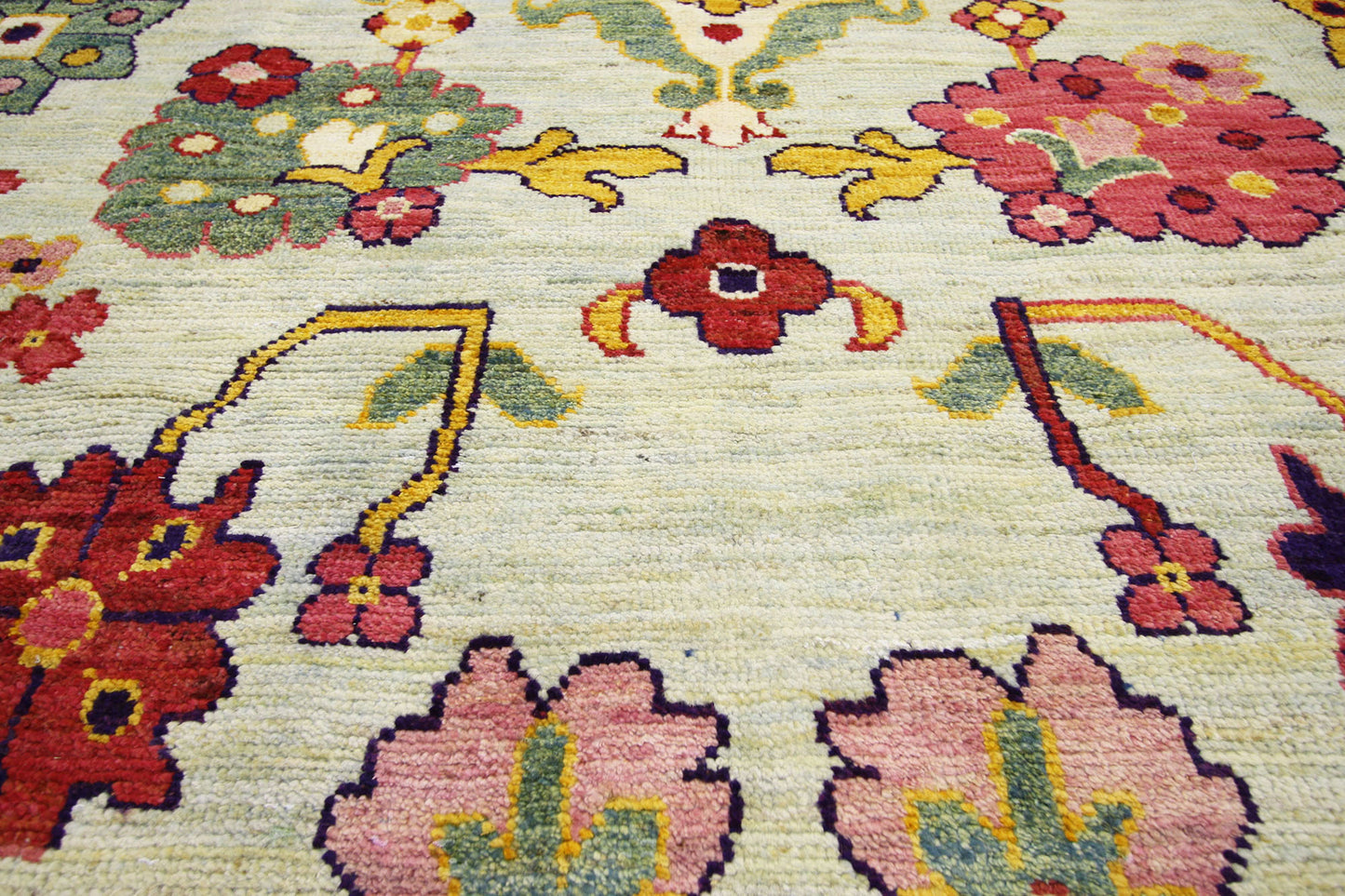 10 x 14 Contemporary Turkish Oushak Rug 60746