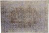 8 x 11 Vintage Distressed Overdyed Rug 60775