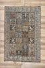 6 x 10 Antique Persian Bakhtiari Rug 60821