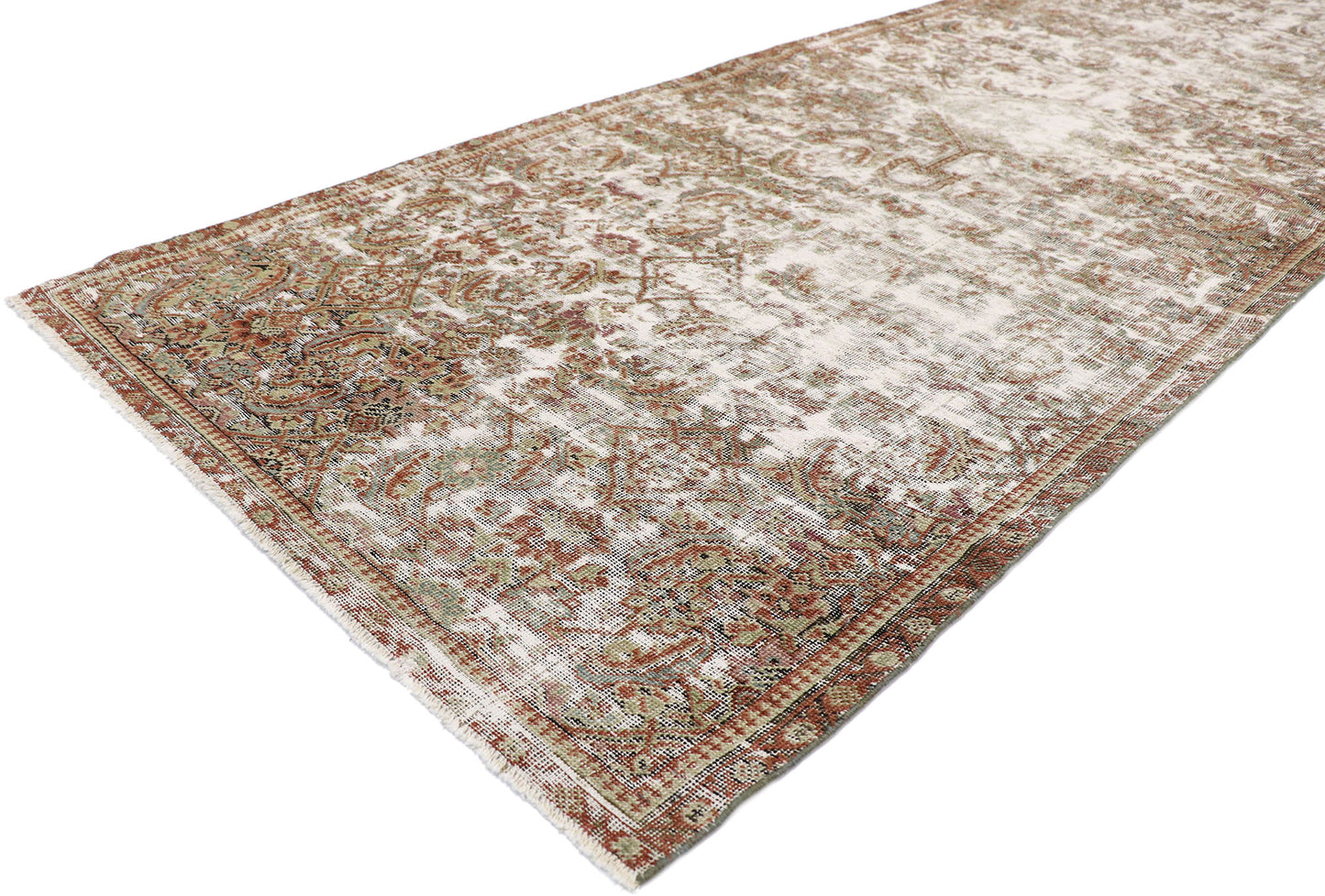 4 x 10 Antique Persian Mahal Rug 60822