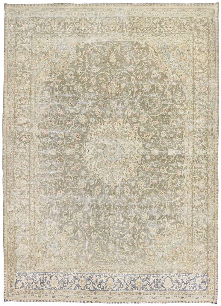 10 x 14 Antique Persian Kerman Rug 60828