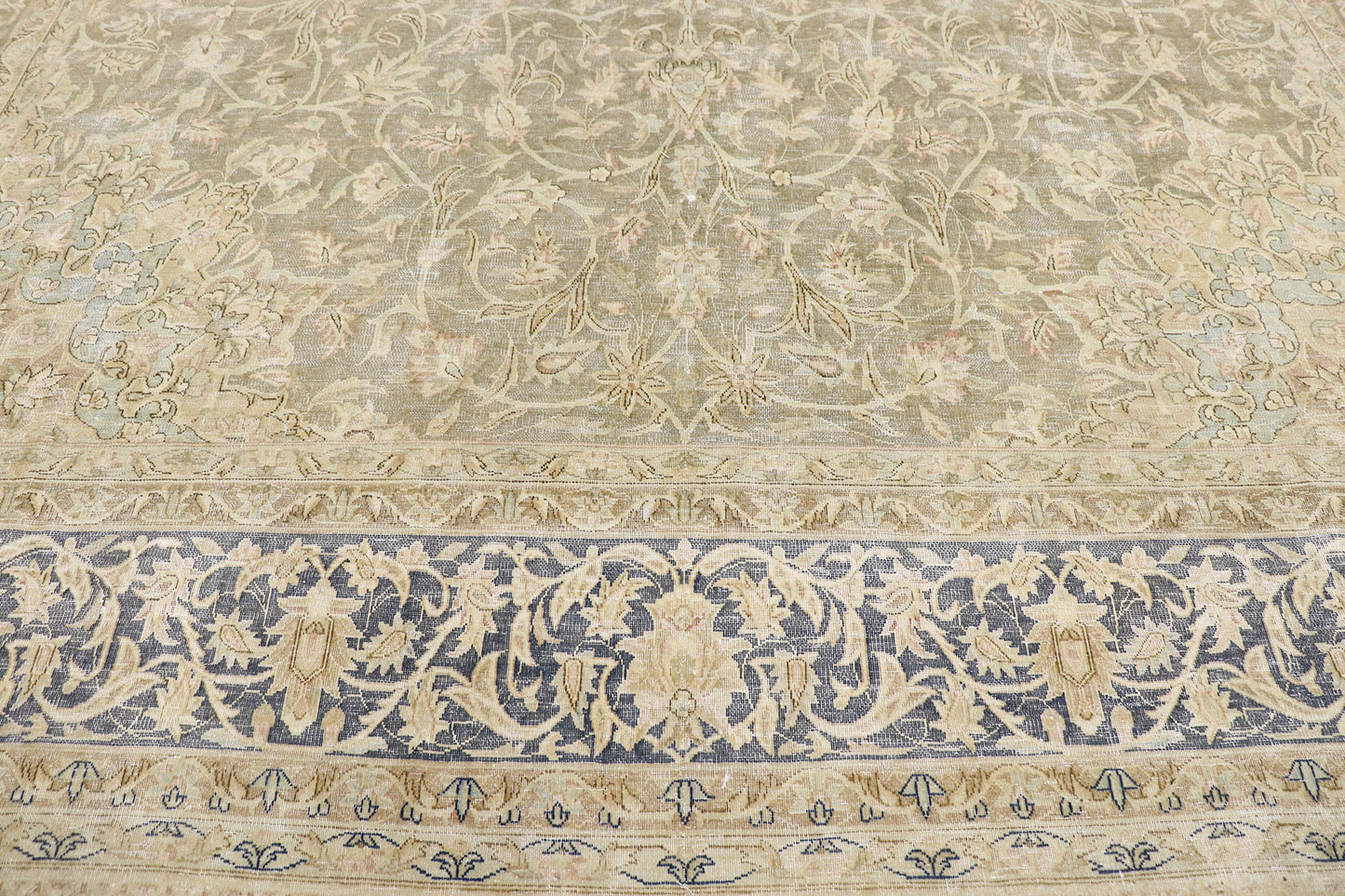 10 x 14 Antique Persian Kerman Rug 60828