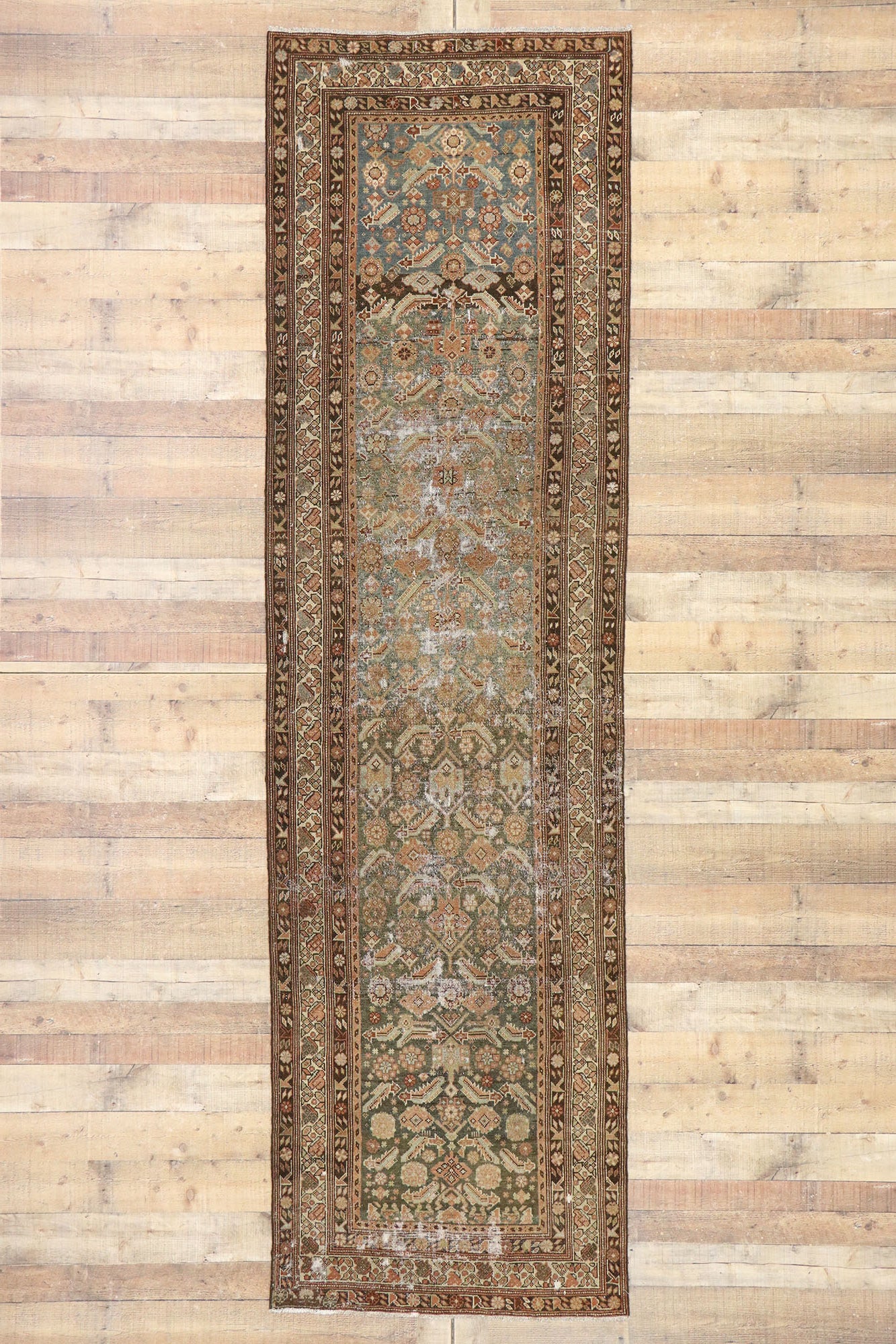 3 x 11 Antique Persian Malayer Runner 60840