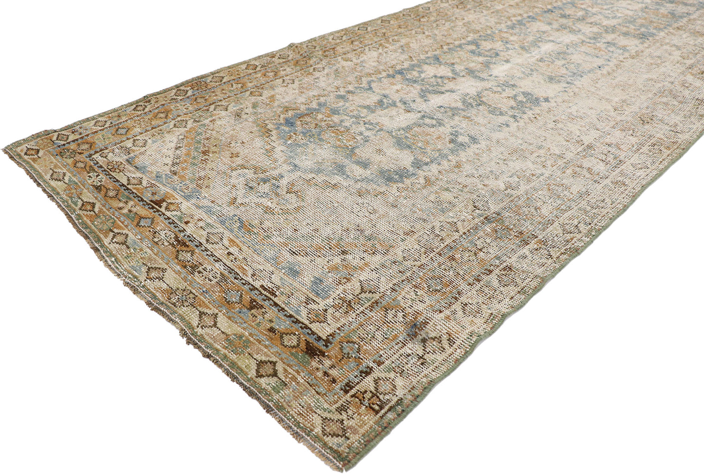 4 x 11 Antique Persian Malayer Runner 60848