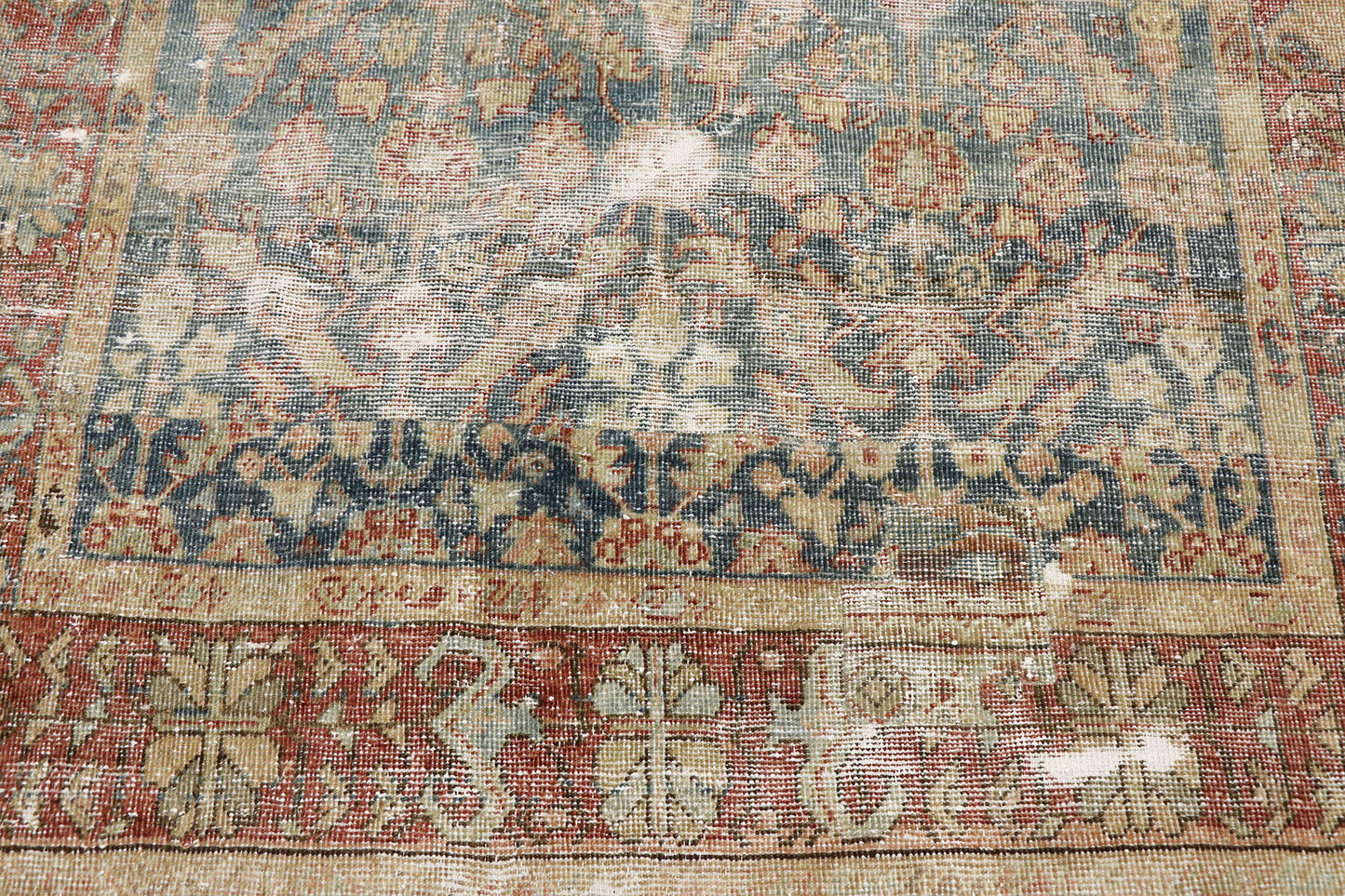 4 x 6 Antique Persian Mahal Rug 60850