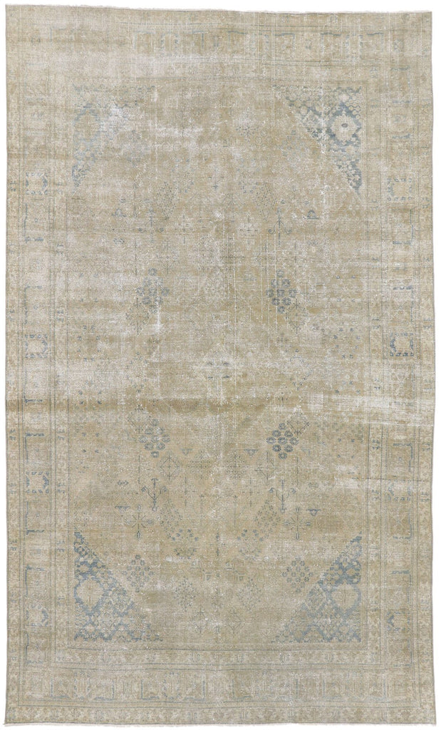 8 x 13 Antique Persian Tabriz Rug 60854