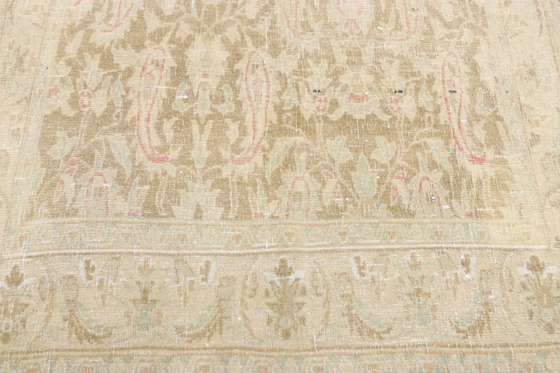 3 x 12 Antique Persian Tabriz Runner 60857