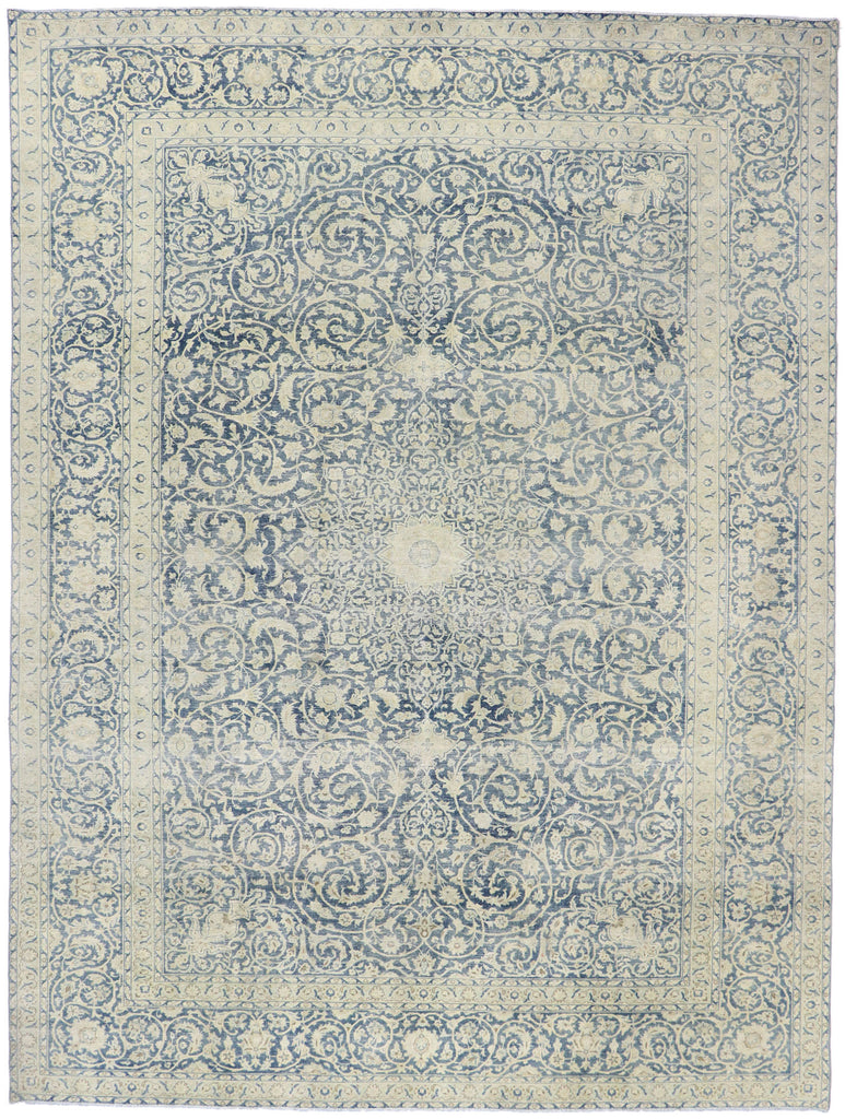 10 x 13 Antique Persian Tabriz Rug 60869