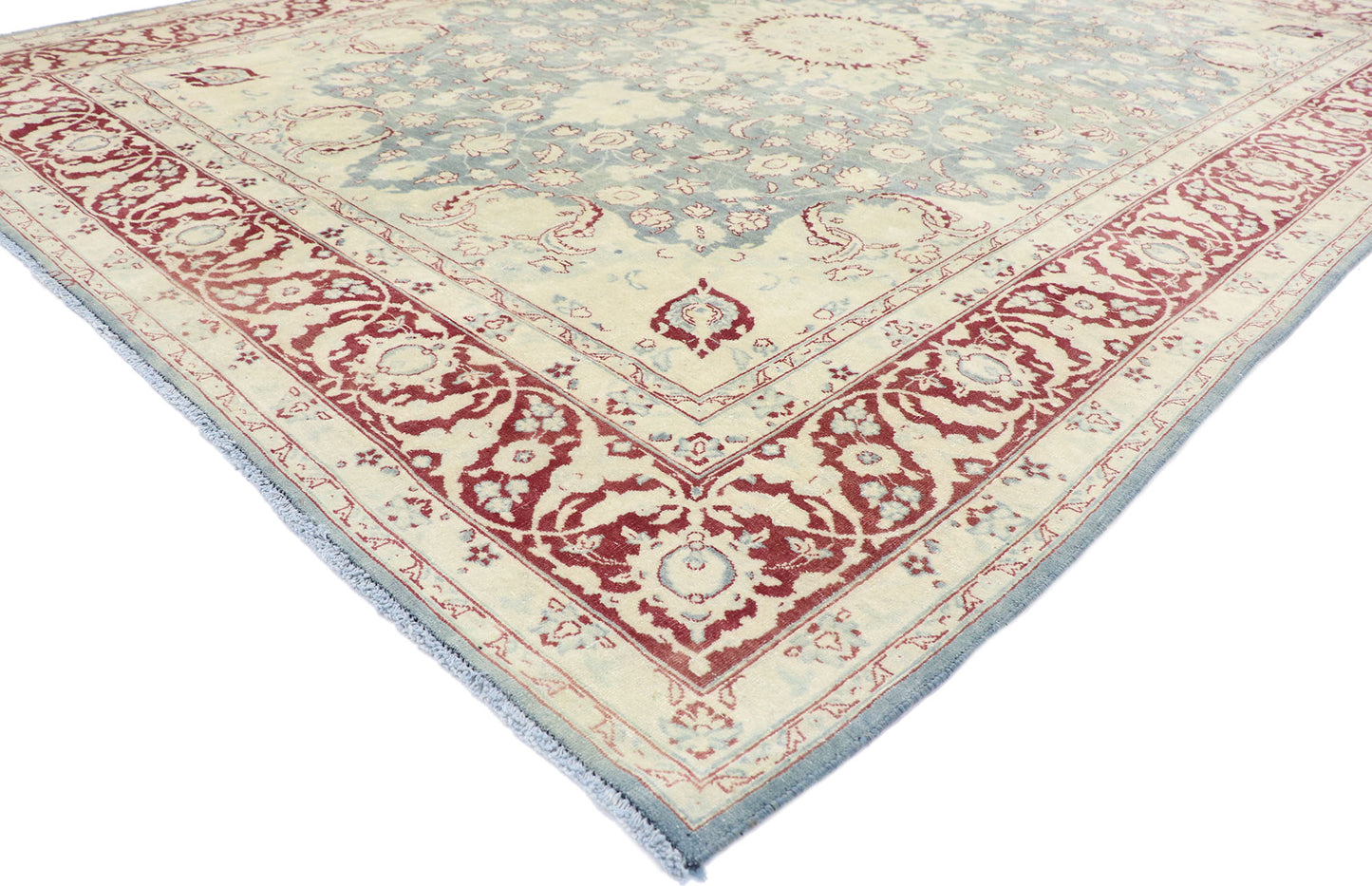 8 x 11 Antique Persian Tabriz Rug 60874