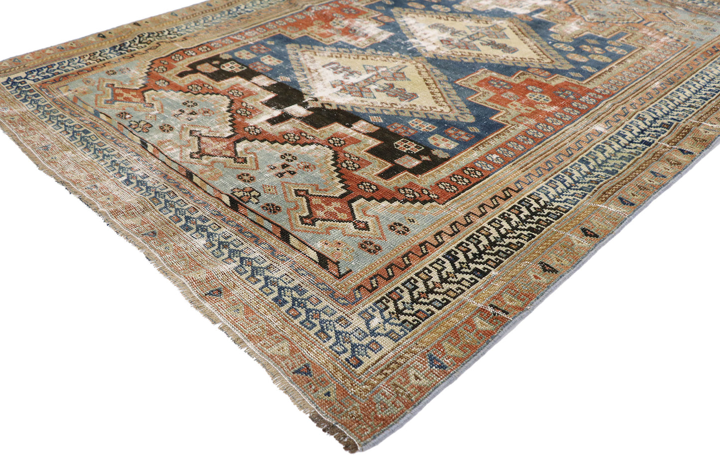 4 x 5 Antique Persian Shiraz Rug 60897