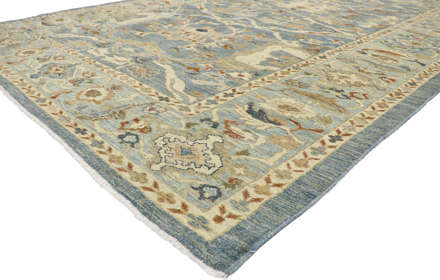 9 x 12 Turkish Blue Sultanabad Rug 60900