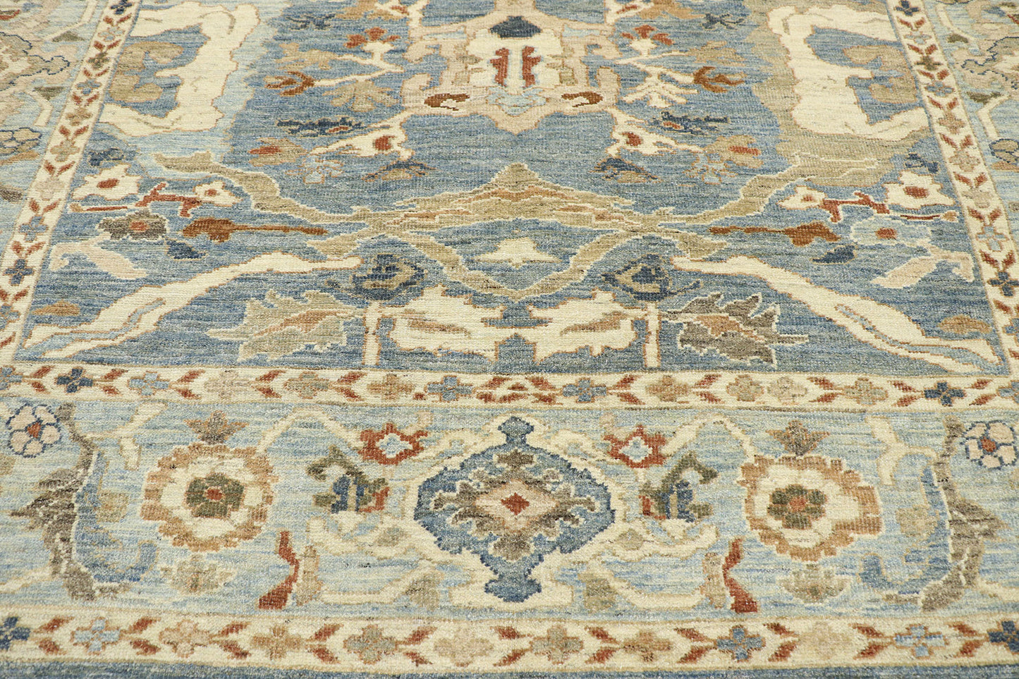 9 x 12 Turkish Blue Sultanabad Rug 60900