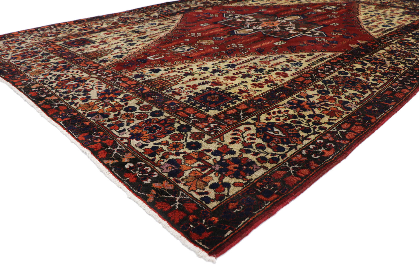 7 x 10 Antique Caucasian Azerbaijan Rug 60928