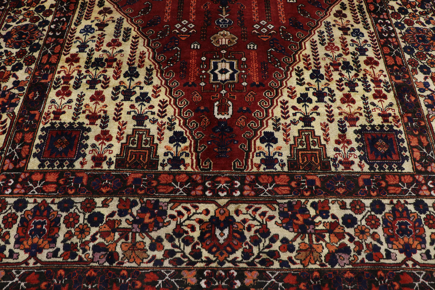 7 x 10 Antique Caucasian Azerbaijan Rug 60928