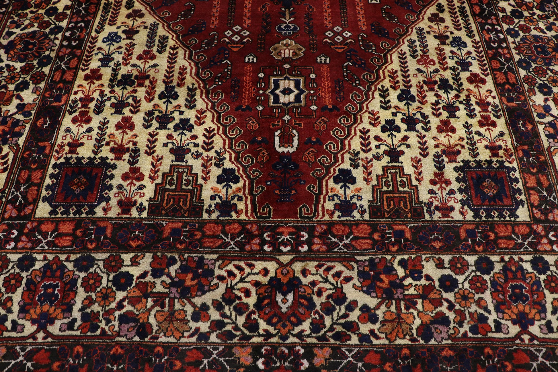 7 x 10 Antique Caucasian Azerbaijan Rug 60928