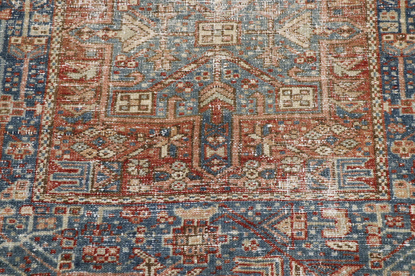 3 x 14 Antique Persian Heriz Runner 60933