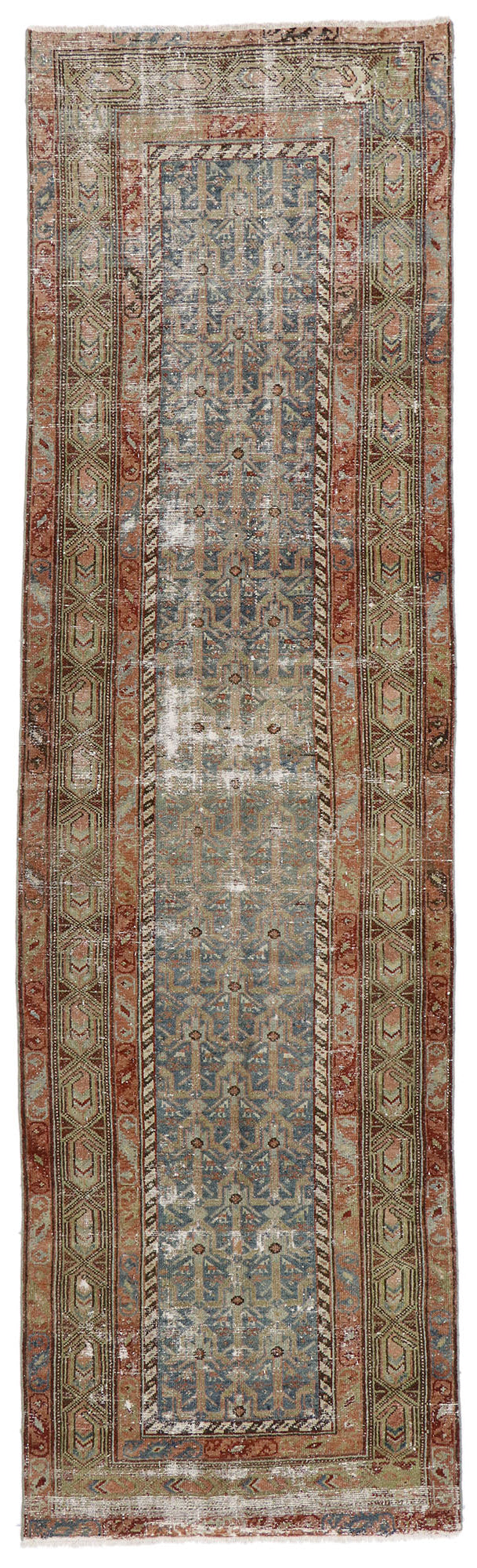 3 x 12 Antique Persian Malayer Runner 60934