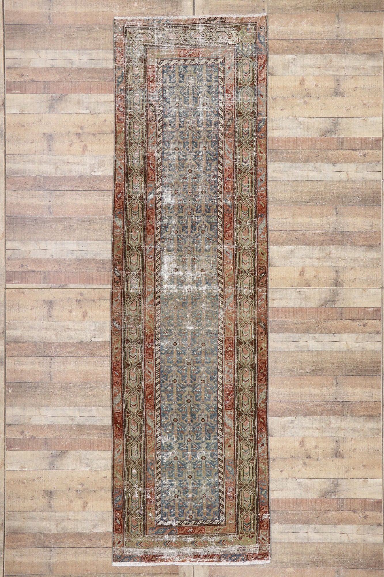 3 x 12 Antique Persian Malayer Runner 60934