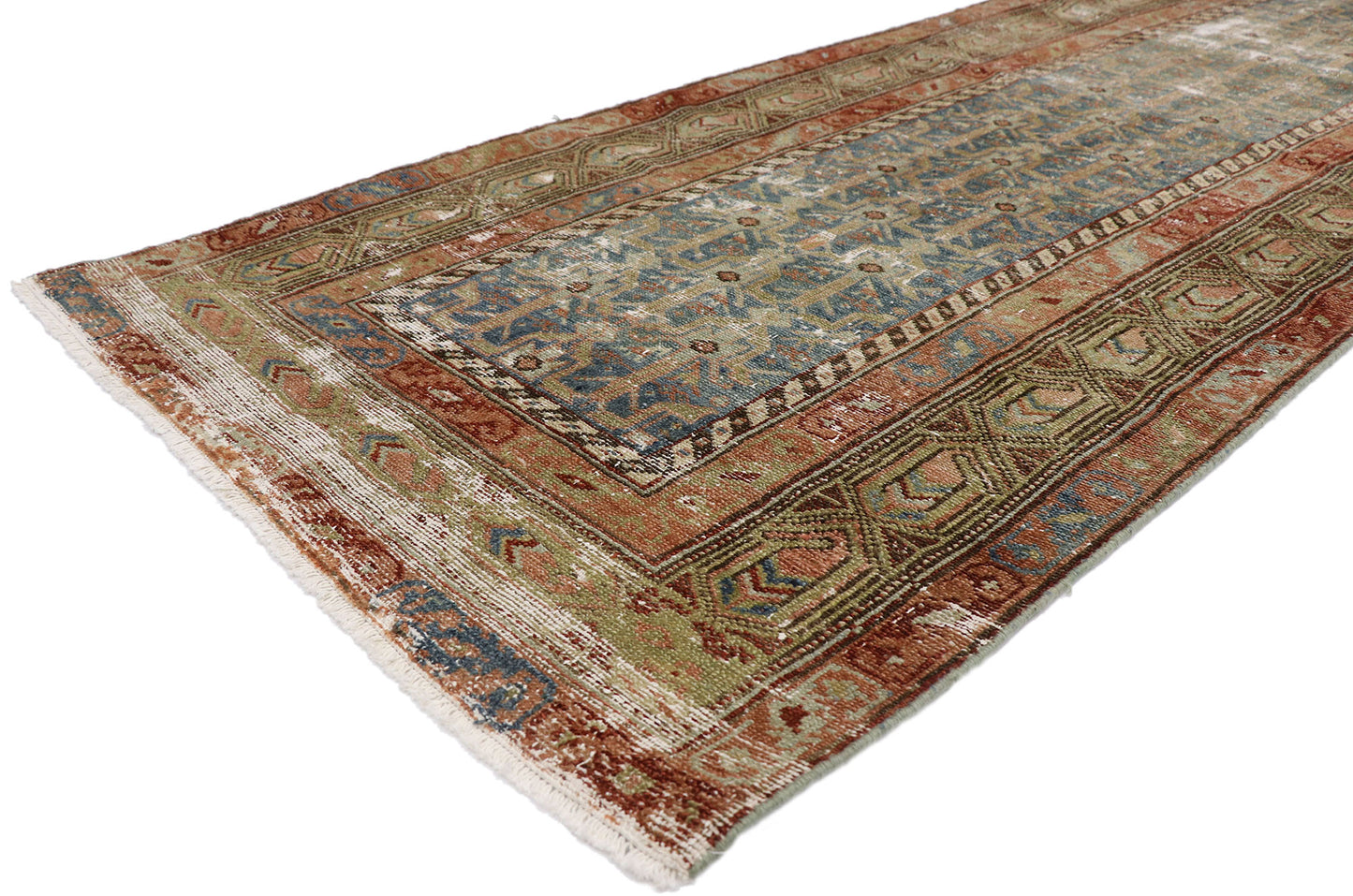 3 x 12 Antique Persian Malayer Runner 60934