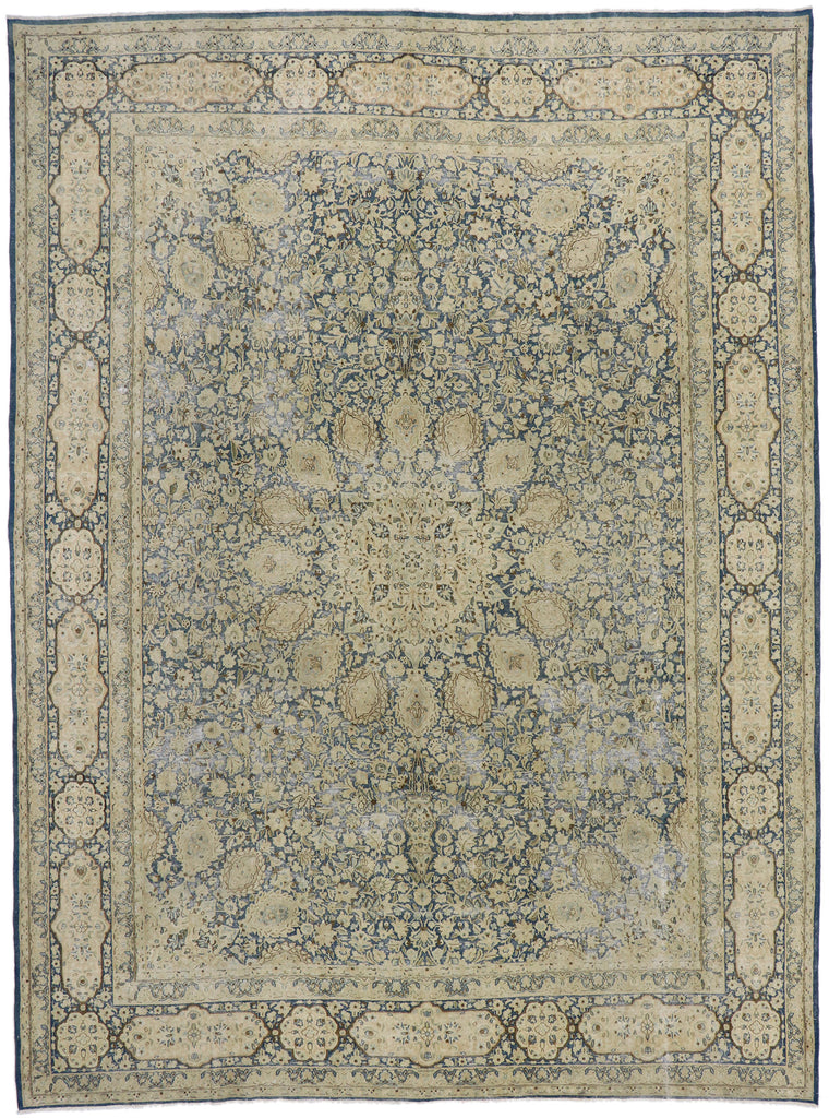 10 x 13 Antique Persian Kerman Rug 60936