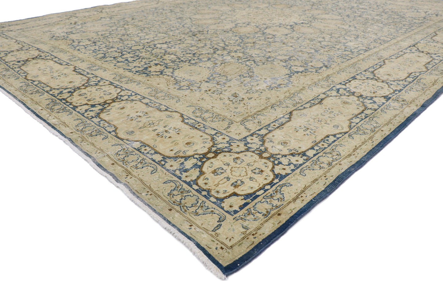 10 x 13 Antique Persian Kerman Rug 60936