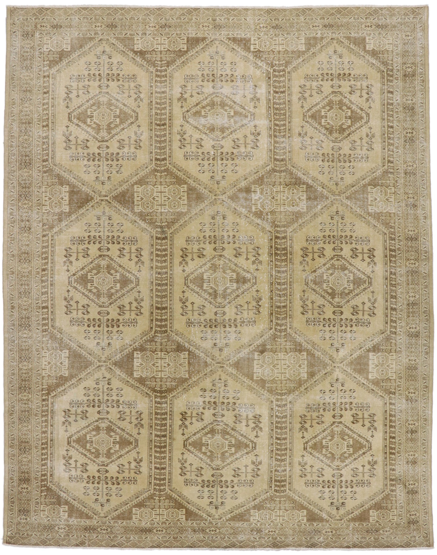 10 x 12 Antique Persian Turkoman Rug 60938