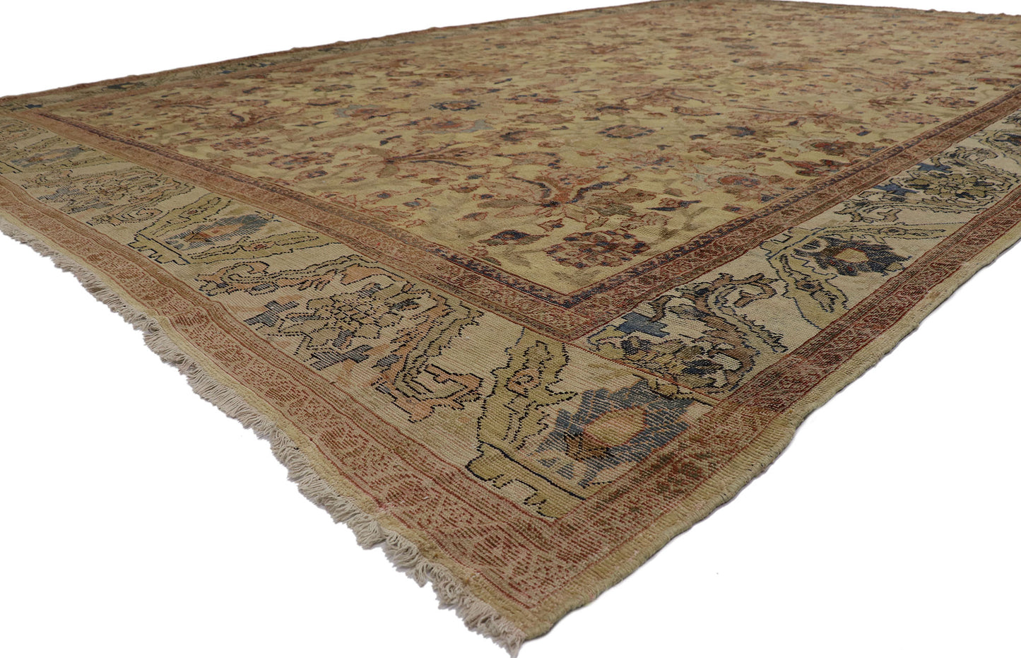 12 x 20 Distressed Antique Persian Sultanabad Rug 60941